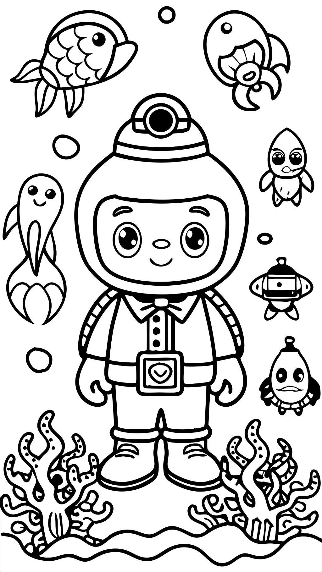 octonaut coloring pages